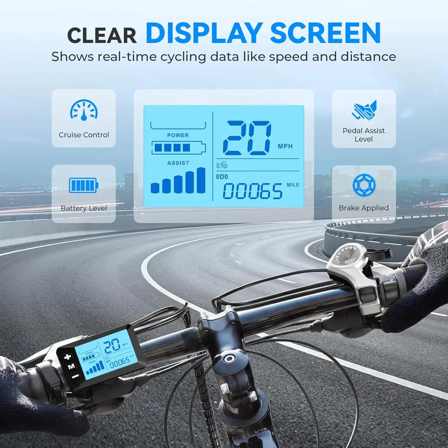 Mountain Biking App - จักรยานไฟฟ้าขนาด 26 นิ้วสำหรับผู้ใหญ่และวัยรุ่น, มอเตอร์กำลังสูงสุด 1500W/1000W/750W และระยะทางการขับขี่