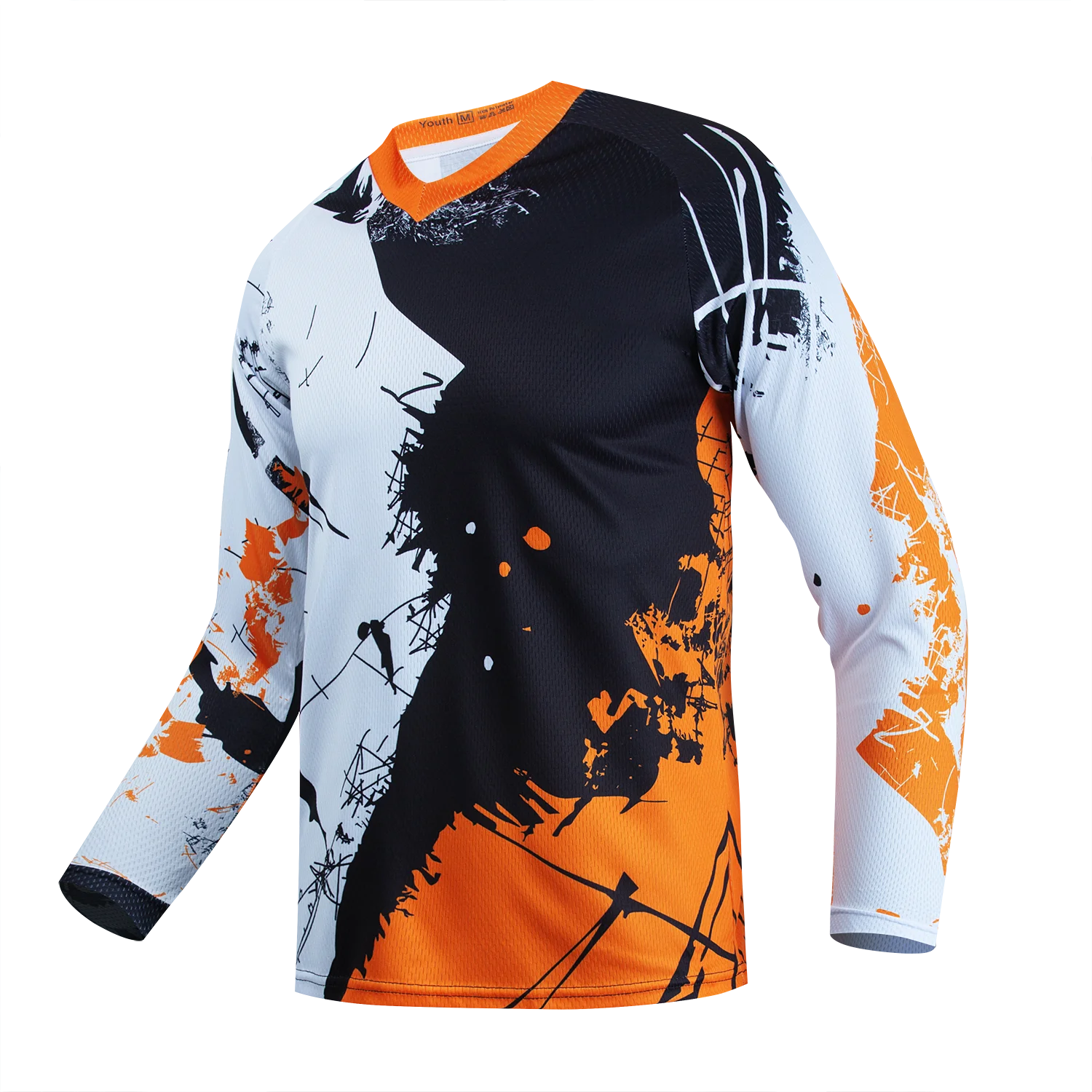 Mountain Biking Shirts - เสื้อเจอร์ซีย์มอเตอร์ครอสสำหรับผู้ชาย, เสื้อสำหรับรถวิบากและ BMX ออฟโรด MTB, เสื้อแข่งเอ็นดูโร่