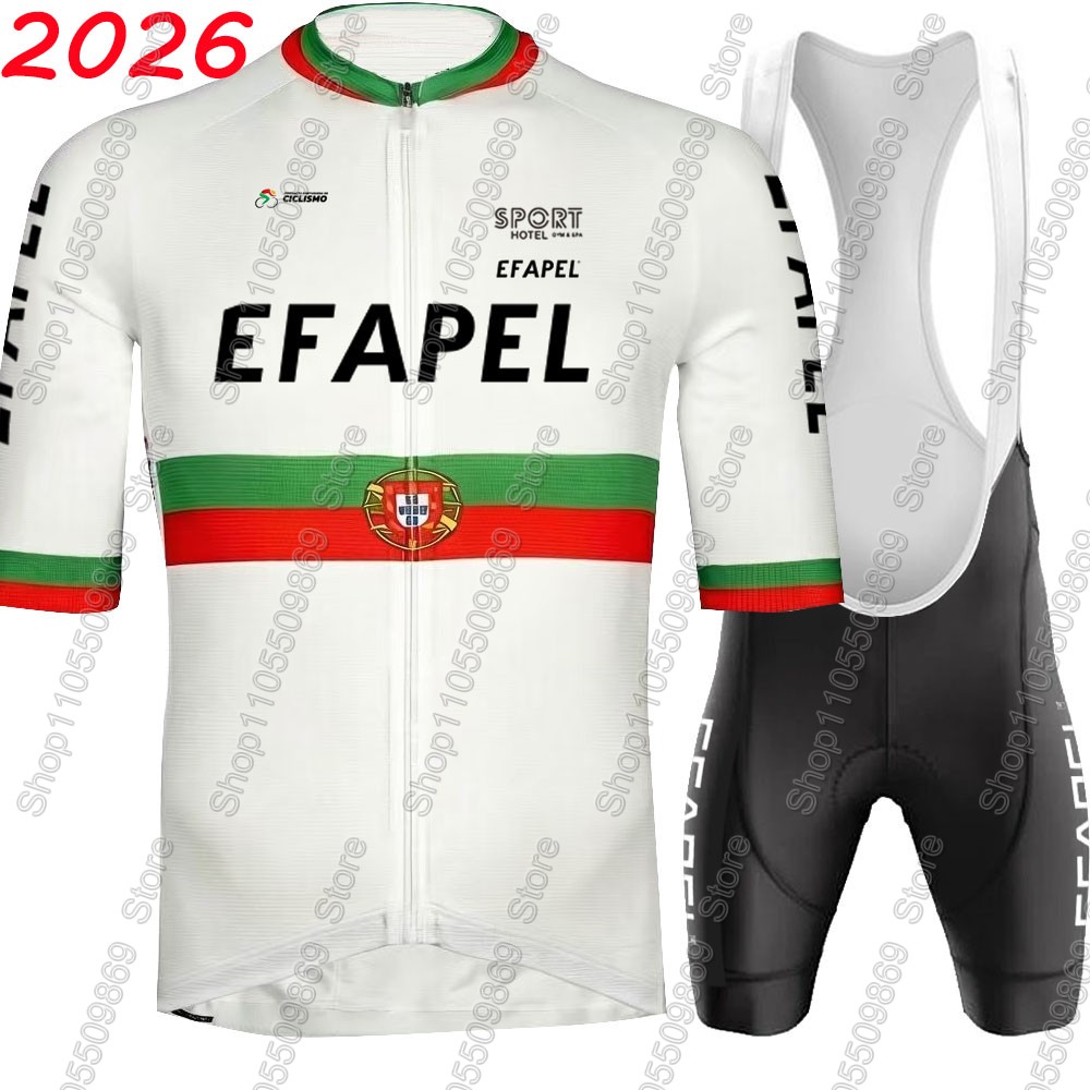 Mountain Biking Pants For Men - โปรตุเกส 2026 ชุดเสื้อเจอร์ซีย์ปั่นจักรยานทีม Efapel ชุดเสื้อผ้าปั่นจักรยานฤดูร้อน ชุดเสื้อจักรยานเสือหมอบ