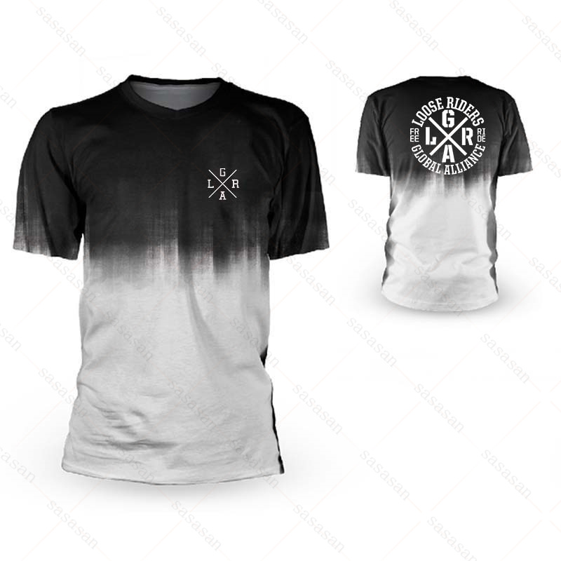 Mountain Biking Shirts - เสื้อกีฬาแขนสั้นสำหรับผู้ชายสำหรับขี่มอเตอร์ไซค์เสื้อระบายอากาศสำหรับปั่นจักรยานเสือภูเขา DH BMX ENDURO