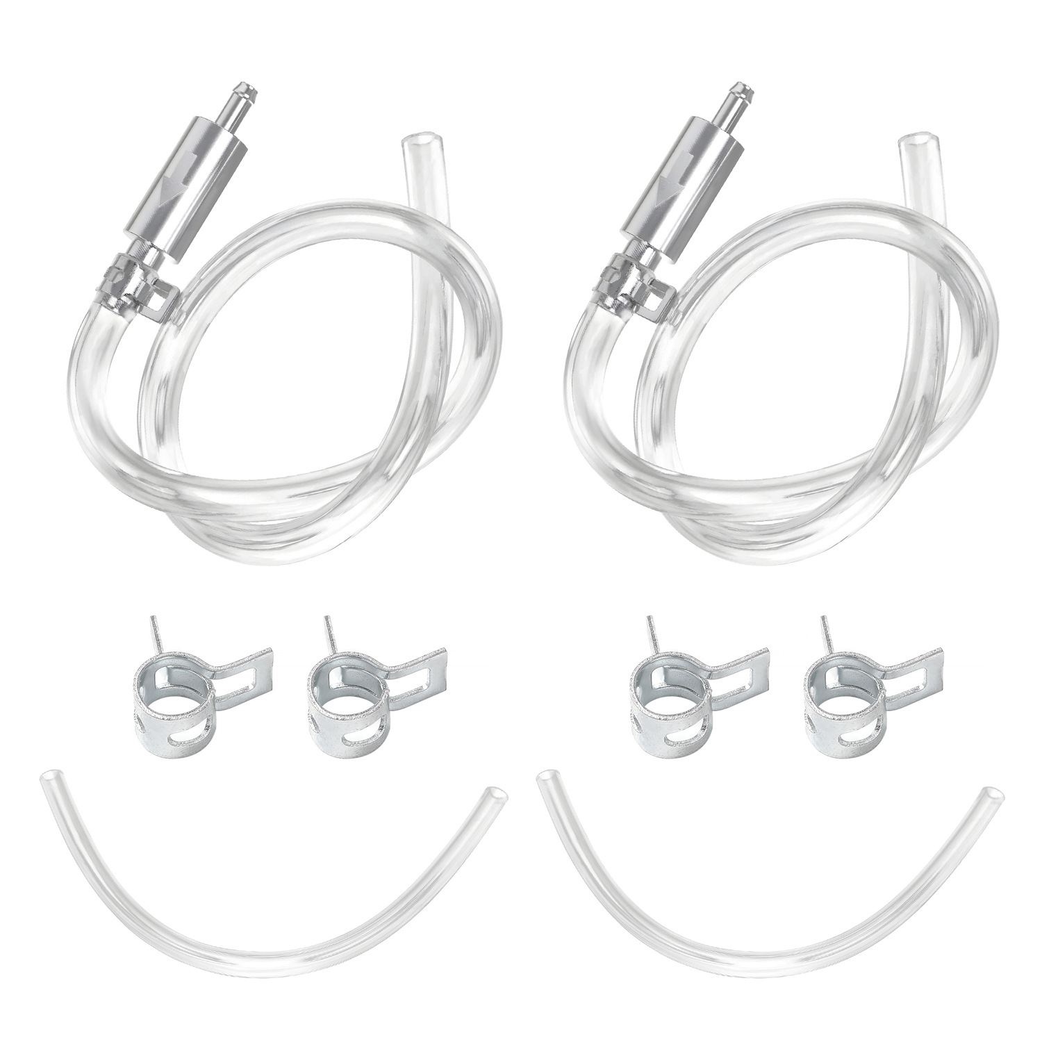 Hydraulic Brake Bleed - 2X ท่อไล่ลมเบรก, ชุดเครื่องมือไล่ลมท่อวาล์วตรวจสอบทางเดียวสำหรับคลัตช์รถจักรยานยนต์, ท่อเปลี่ยนท่อไล่ลมเบรกไฮดรอลิก, อุปกรณ์เสริมรถจักรยานยนต์