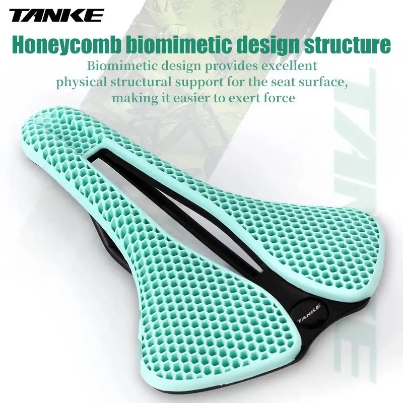 Mtb Saddle Lightweight - เบาะจักรยานเสือภูเขา TANKE แบบรังผึ้ง ระบายอากาศ น้ำหนักเบา ทนทาน