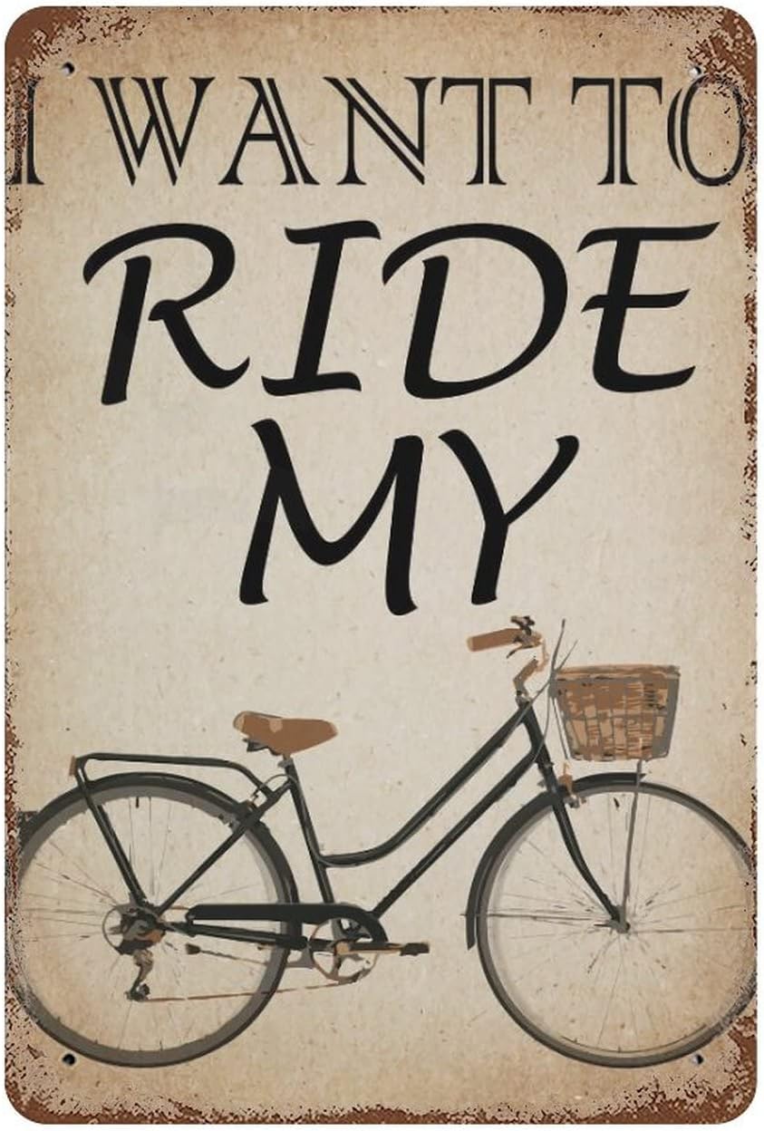 Mountain Biking Game - ป้ายโลหะรูปจักรยาน, ป้ายสำหรับคนรักการปั่นจักรยานเสือภูเขา, ของขวัญสำหรับคนรักการปั่นจักรยานเสือภูเขา, ของตกแต่งสำหรับจักรยานเสือภูเขา, ป้ายสำหรับนักปั่นจักรยาน, ป้ายสำหรับห้องเกม,