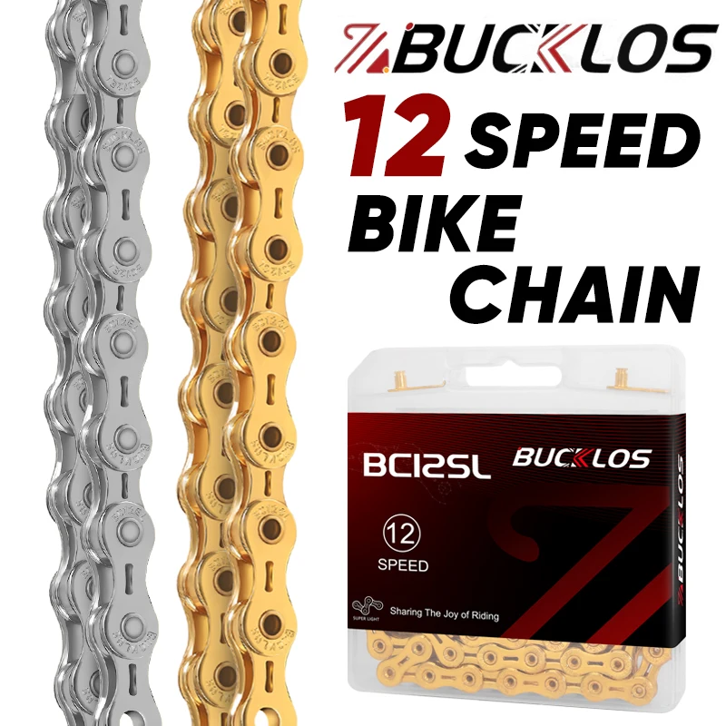 Mountain Biking Bc - Bucklos โซ่จักรยาน12สปีดโซ่126โซ่ MTB สแตนเลส12 S โซ่จักรยานภูเขาอเนกประสงค์อะไหล่รถจักรยานทนทาน