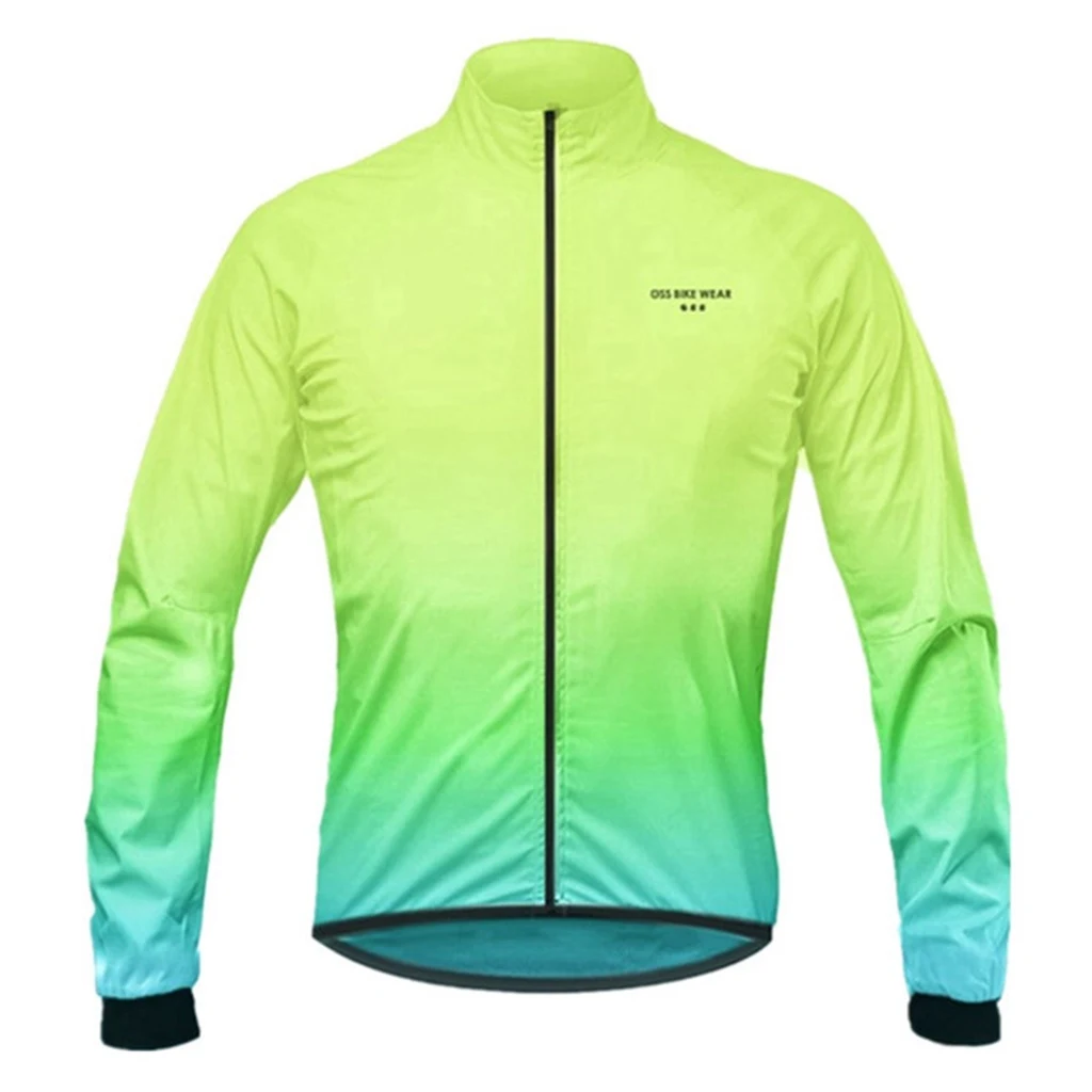 Mountain Biking Rain Jacket - OSS แจ็คเก็ตแขนยาวปั่นจักรยาน, เสื้อแจ็คเก็ตกันลมกันฝนใส่ได้ทั้งชายและหญิงเสื้อเจอร์ซีย์นักปั่น MTB UCI