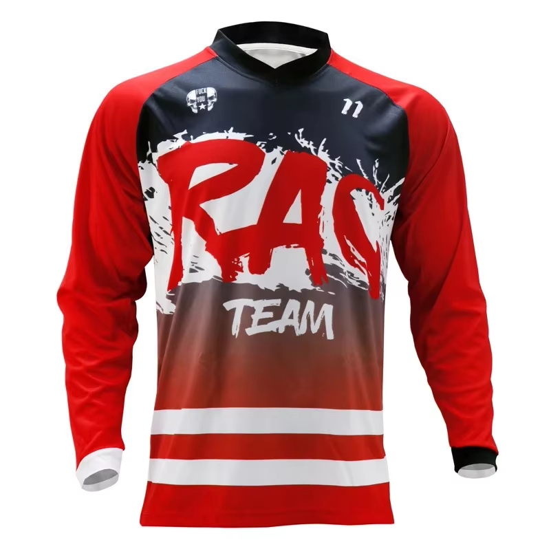 Mountain Biking Shirts - เสื้อแข่งจักรยานเสือภูเขาแขนยาว ชุดคู่สำหรับครอบครัว เสื้อสำหรับปั่นจักรยานดาวน์ฮิลล์ MX กลางแจ้ง ระบายอากาศได้ดี