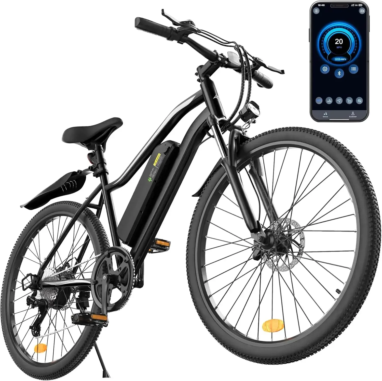 จักรยานไฟฟ้าขนาด 26 นิ้วสำหรับ - Mountain Biking App บทวิจารณ์และราคา
