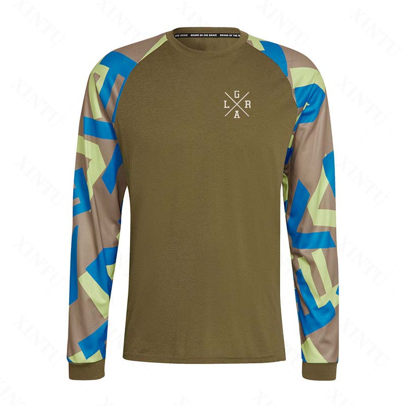 เสื้อเจอร์ซีย์มอเตอร์ไซค์สำหรั - Mountain Biking Shirts บทวิจารณ์และราคา