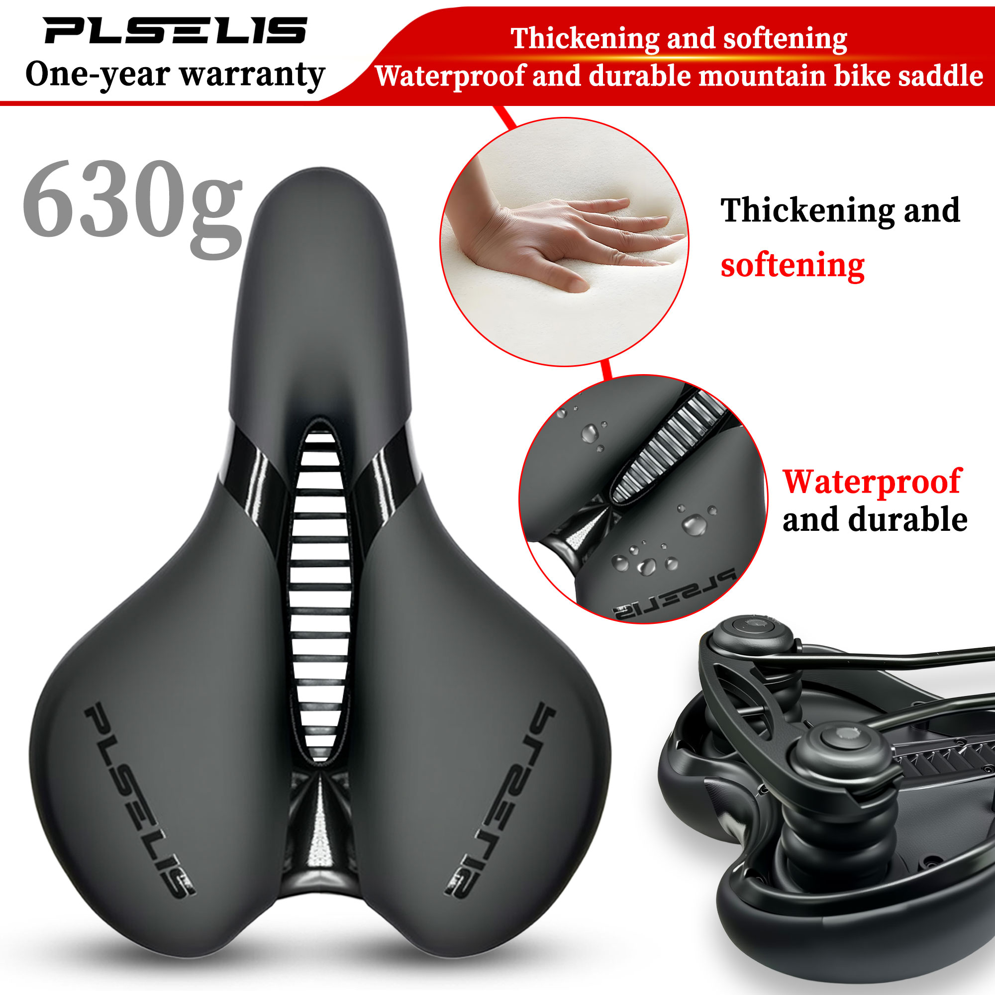 พลเซลิส อานจักรยานน้ำหนักเบาแบ - Mtb Saddle Lightweight บทวิจารณ์และราคา