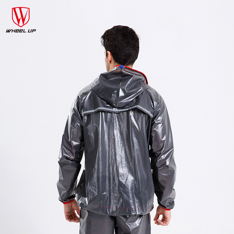 ใหม่กันน้ําบางขี่จักรยานเสื้อก - Mountain Biking Rain Jacket บทวิจารณ์และราคา