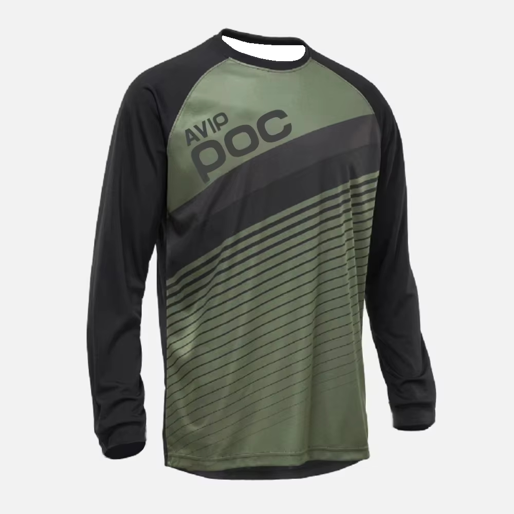 เสื้อเจอร์ซีย์แขนยาวสำหรับผู้ช - Mountain Biking Shirts บทวิจารณ์และราคา